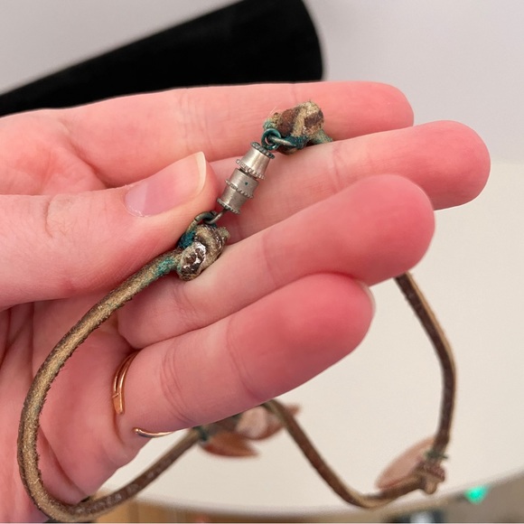 Vintage HAWAIIAN Real SHELL Leather Summer Beach Vacation Mermaid Core Necklace - Picture 5 of 9